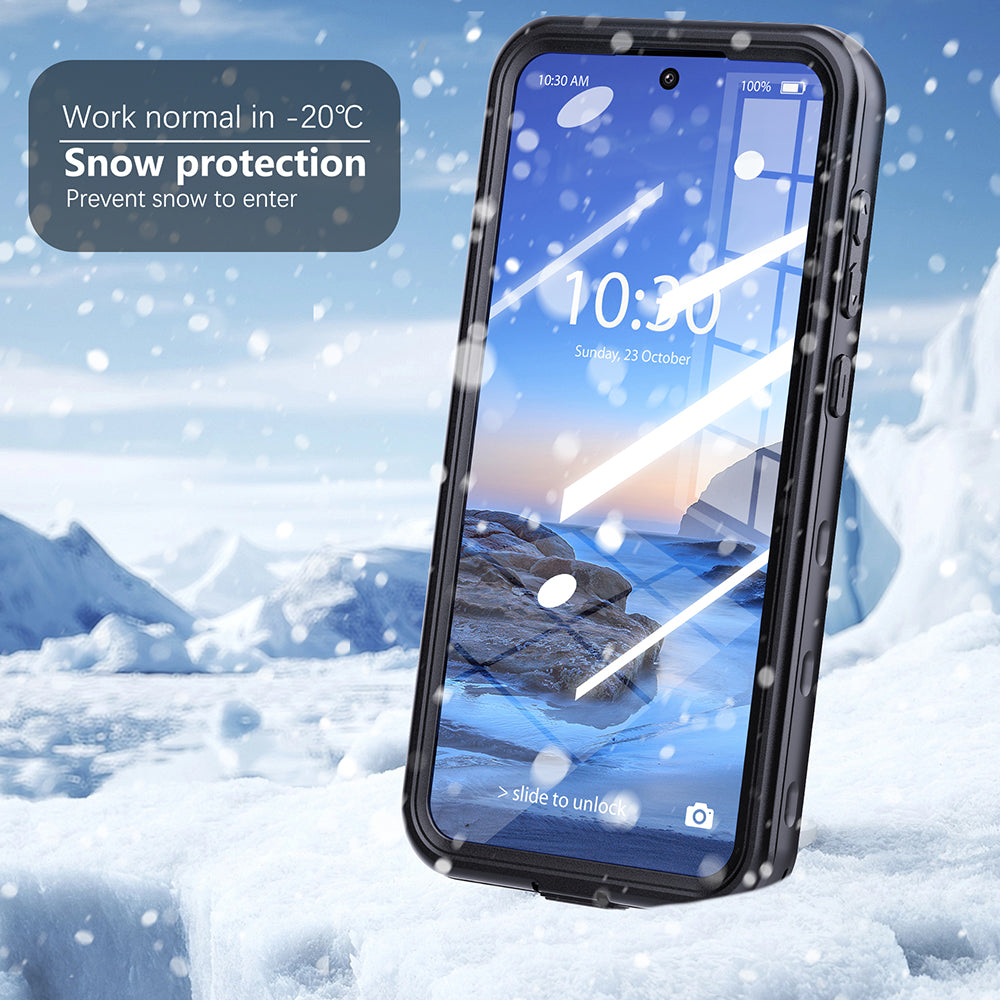 Husa Waterproof pentru Samsung Galaxy A36 A366, ShellBox, Neagra