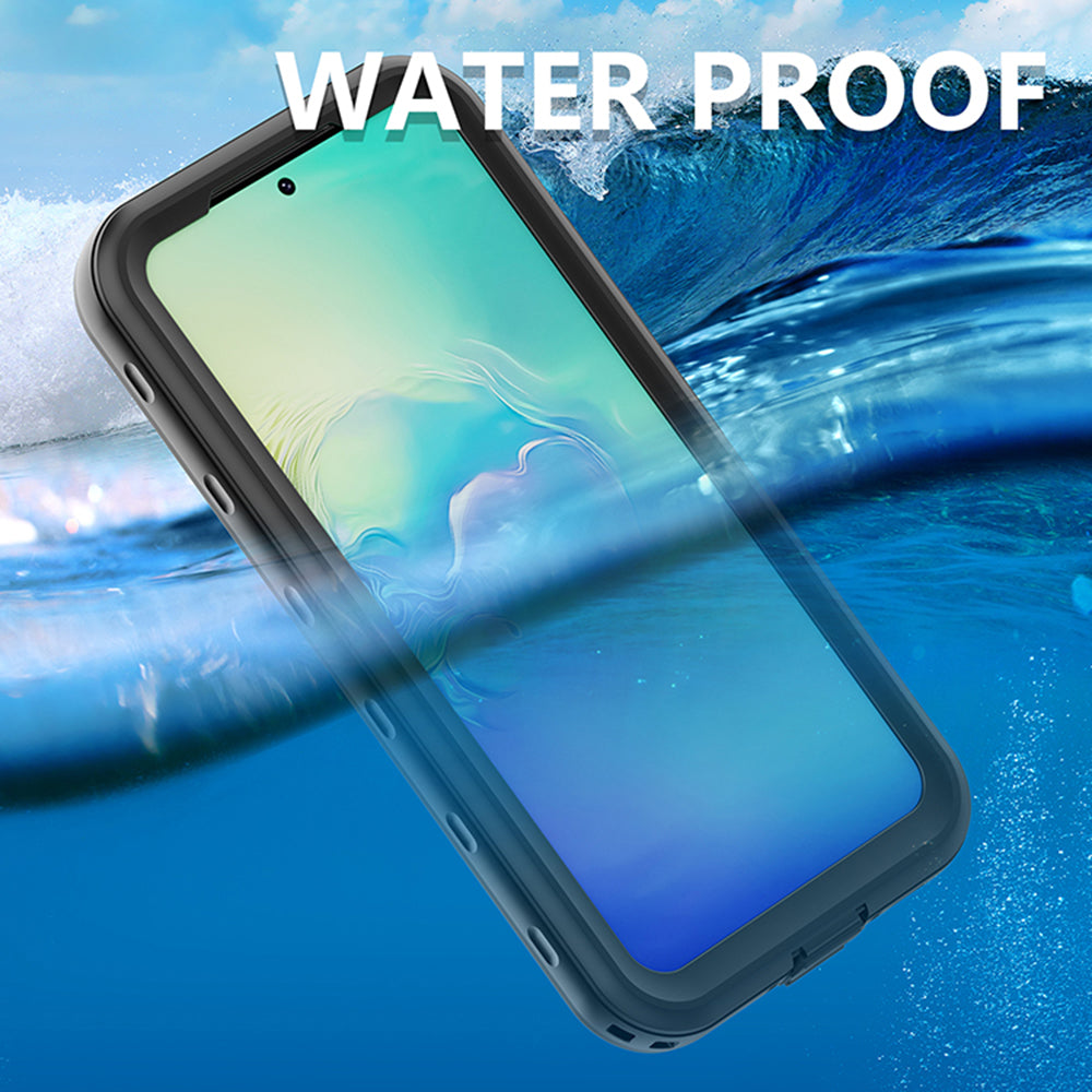 Husa Waterproof pentru Samsung Galaxy A54 A546, ShellBox, Neagra