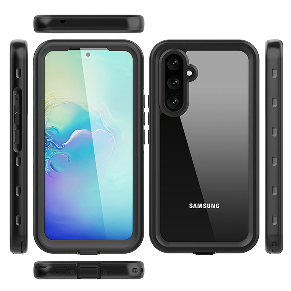 Husa Waterproof pentru Samsung Galaxy A54 A546, ShellBox, Neagra