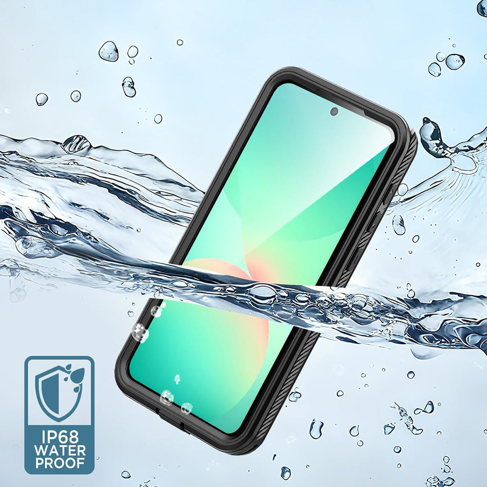 Husa Waterproof pentru Samsung Galaxy A57 5G, ShellBox, Neagra