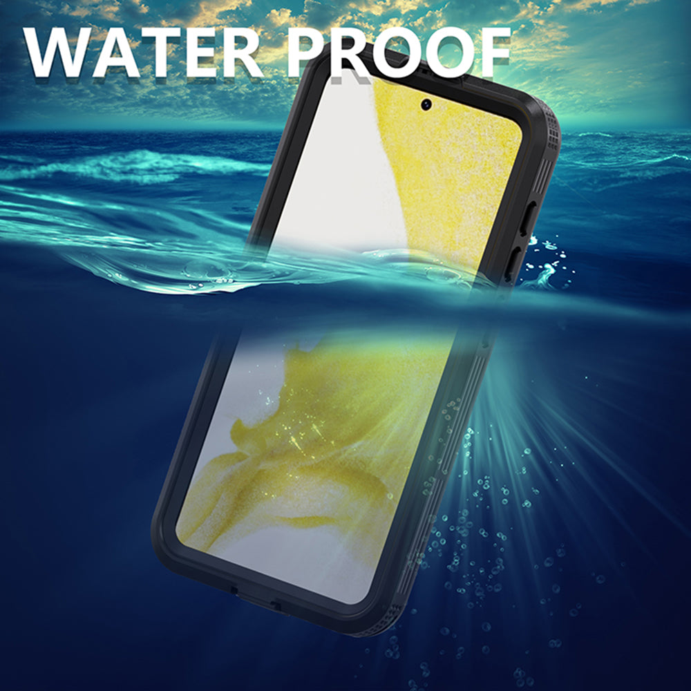 Husa Waterproof pentru Samsung Galaxy S23+ S916, ShellBox, Neagra