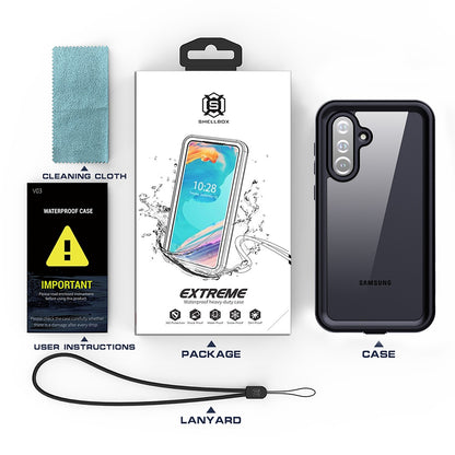 Husa Waterproof pentru Samsung Galaxy S25+ S936, ShellBox, Neagra