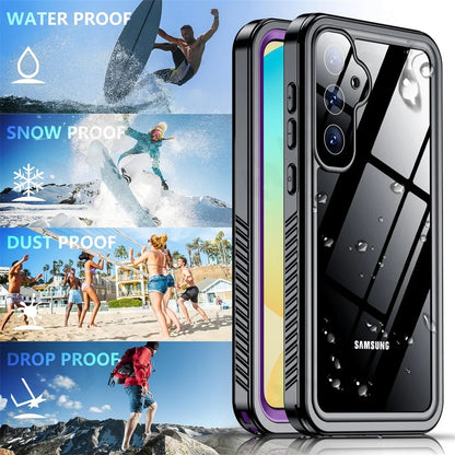 Husa Waterproof pentru Samsung Galaxy S25 S931, ShellBox, Neagra