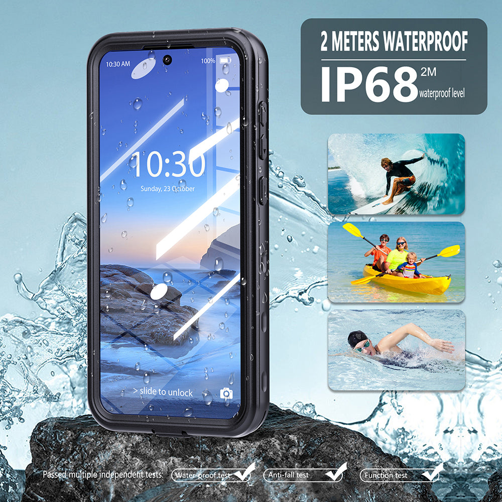Husa Waterproof pentru Samsung Galaxy S25 Ultra S938, ShellBox, Neagra