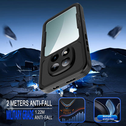Husa Waterproof pentru Xiaomi Redmi Note 15 Pro 5G, ShellBox, Neagra