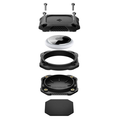 Husa Waterproof Spigen Tough Armor pentru Apple AirTag, Neagra ACS09781