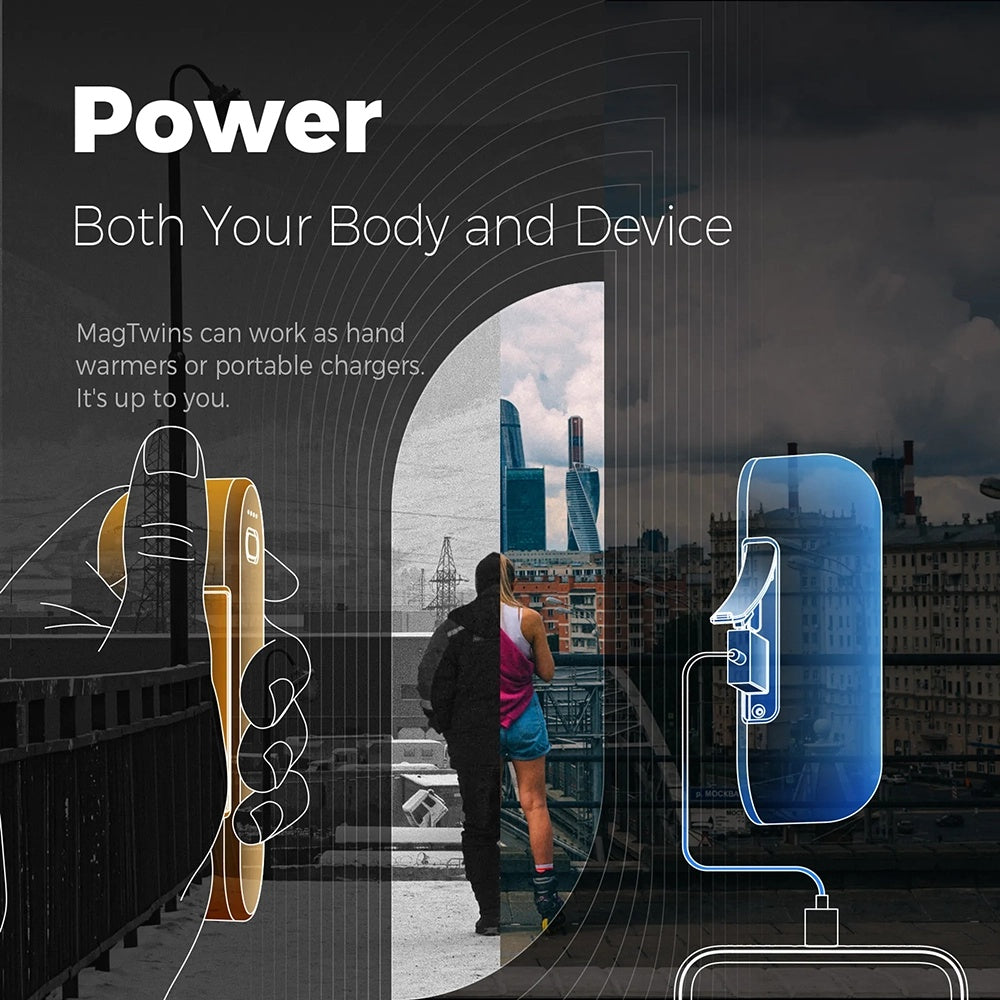 Incalzitor Maini Ocoopa UT2s, Albastru