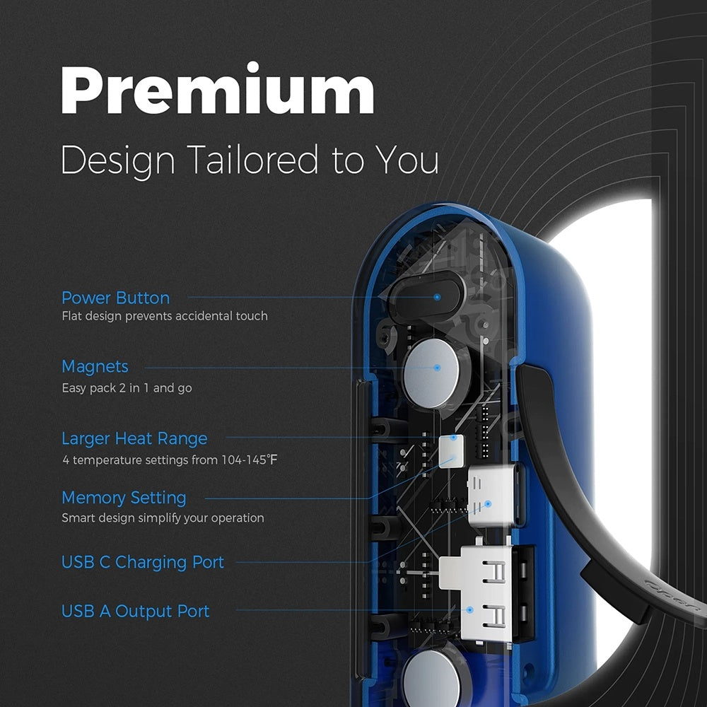 Incalzitor Maini Ocoopa UT2s, Albastru
