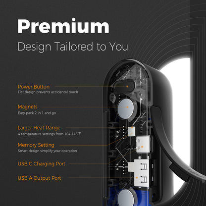 Incalzitor Maini Ocoopa UT2s, Negru