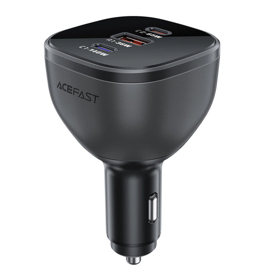 Incarcator Auto Acefast B14, 165W, 5A, 1 x USB-A - 2 x USB-C, Negru
