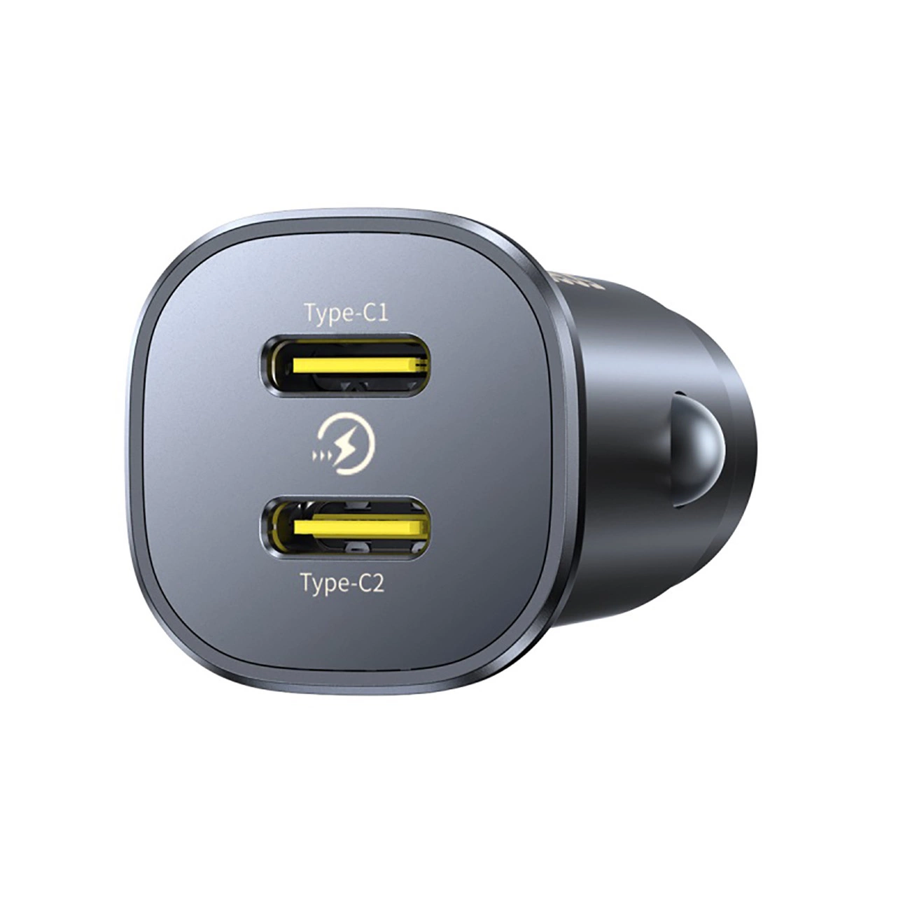 Incarcator Auto Baseus GoTrip, 30W, 3A, 2 x USB-C, Negru