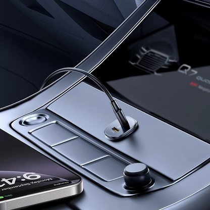 Incarcator Auto Baseus GoTrip, 30W, 3A, 2 x USB-C, Negru