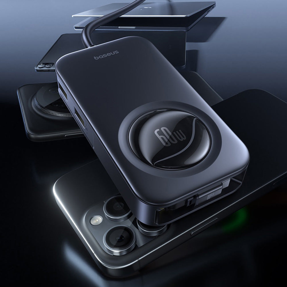 Incarcator Auto Baseus PrimeTrip VW1, 105W, 3A, 3 x USB-A - 2 x USB-C, Negru C00069000121-00