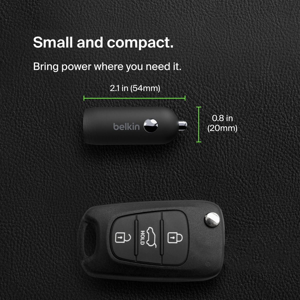 Incarcator Auto Belkin BoostCharge, 30W, 3A, 1 x USB-C, Negru CCA004btBK
