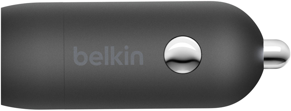 Incarcator Auto Belkin BoostCharge, 30W, 3A, 1 x USB-C, Negru CCA004btBK