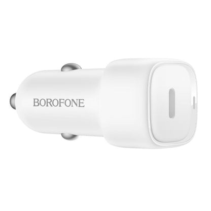Incarcator Auto Borofone BZ34A Cloud, 20W, 3A, 1 x USB-C, Alb
