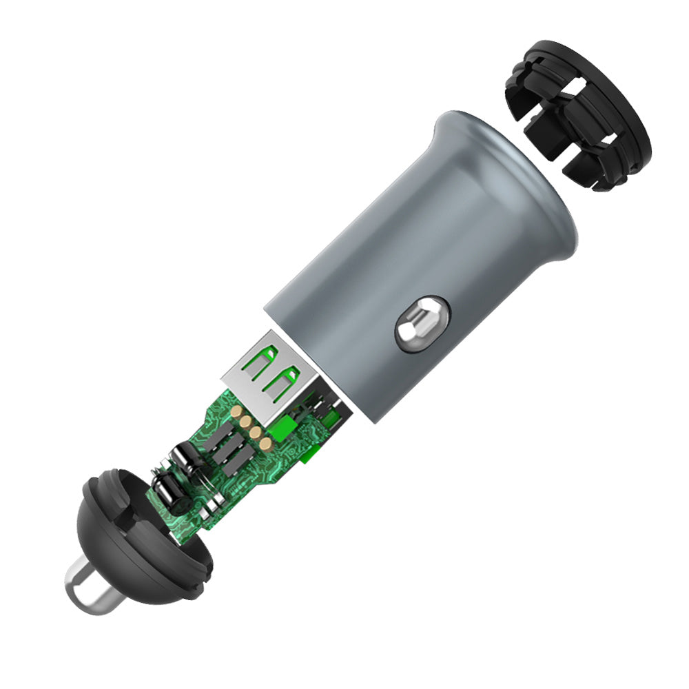 Incarcator Auto ColorWay, 36W, 3A, 2 x USB-A, Gri