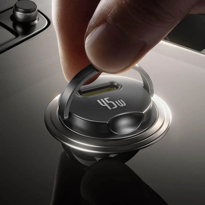 Incarcator Auto Cu Cablu USB-C Baseus PrimeTrip VP2, 45W, 3A, 1 x USB-C, Negru C0206800