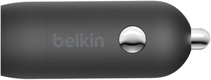 Incarcator Auto Cu Cablu USB-C Belkin BoostCharge, 30W, 3A, 1 x USB-C, Negru CCA004bt1MBK-B6