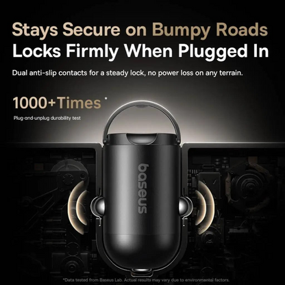 Incarcator Auto Cu Cablu USB-C Baseus PrimeTrip VP2, 45W, 3A, 1 x USB-C, Negru C0206800