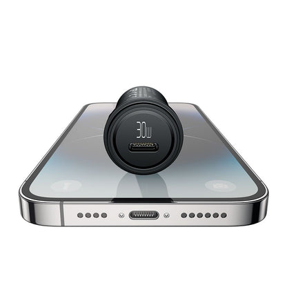 Incarcator Auto Cu Cablu Lightning McDodo CC-7492 Obsidian, 30W, 3A, 1 x USB-C, Negru