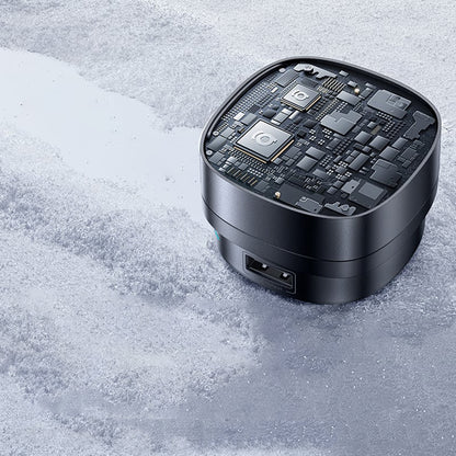 Incarcator Auto Cu Cablu USB-C Baseus PrimeTrip VR1, 60W, 3A, 1 x USB-A - 1 x USB-C, Negru C00069001121-00