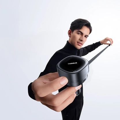 Incarcator Auto Cu Cablu USB-C Baseus PrimeTrip VR1, 60W, 3A, 1 x USB-A - 1 x USB-C, Negru C00069001121-00