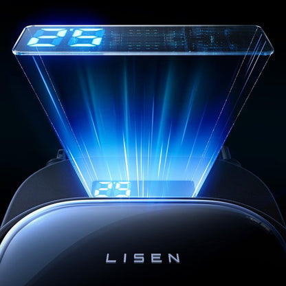 Incarcator Auto Cu Cablu USB-C / Lightning Lisen Display, 96W, 3A, 1 x USB-A - 1 x USB-C, Negru YL0224080017