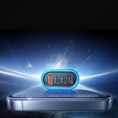 Incarcator Auto Cu Cablu USB-C Lisen, 101W, 3.25A, 1 x USB-A - 3 x USB-C, Negru YL0223120021