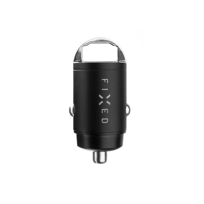 Incarcator Auto Fixed, 30W, 3A, 1 x USB-A - 1 x USB-C, Negru