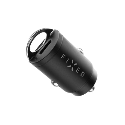 Incarcator Auto Fixed, 30W, 3A, 2 x USB-C, Negru