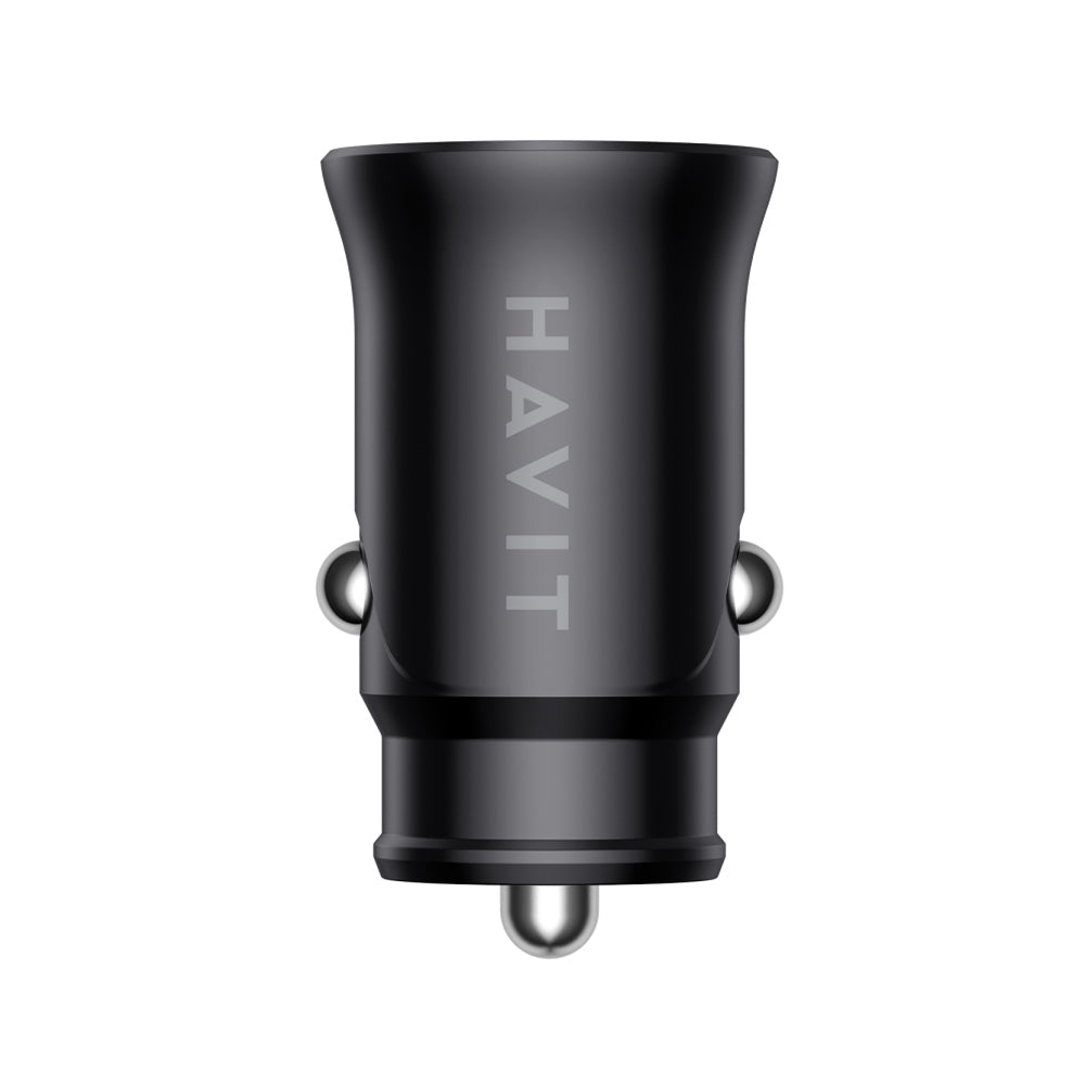 Incarcator Auto HAVIT CC2022, 20W, 3A, 1 x USB-A - 1 x USB-C, Negru