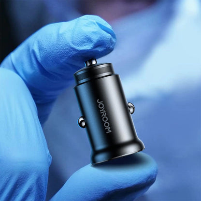 Incarcator Auto Joyroom JR-CCN05, 30W, 3A, 1 x USB-A - 1 x USB-C, Negru