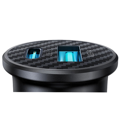 Incarcator Auto Joyroom JR-CCN16 Mini, 12W, 2.4A, 1 x USB-A - 1 x USB-C, Negru