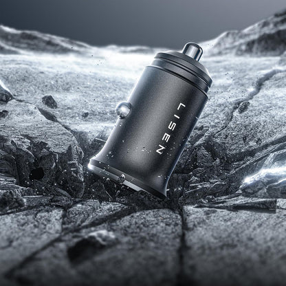 Incarcator Auto Lisen, 45W, 3A, 2 x USB-C, Negru YL0223080007