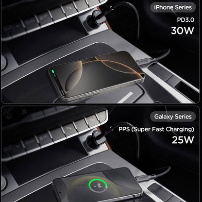 Incarcator Auto Spigen EV301 Essential, 30W, 3A, 1 x USB-C, Negru