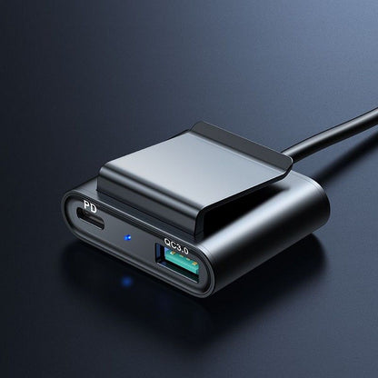 Incarcator Auto Joyroom JR-CL05, 72W, 3A, 2 x USB-C - 3 x USB-A, Negru