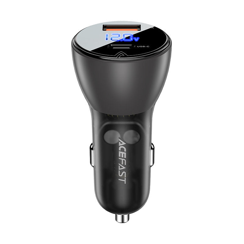 Incarcator Auto Acefast B6, 63W, 3.6A, 1 x USB-A - 1 x USB-C, Negru