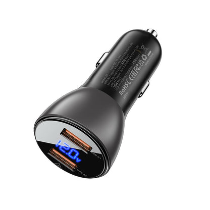 Incarcator Auto Acefast B7, 45W, 4.5A, 2 x USB-A, Negru