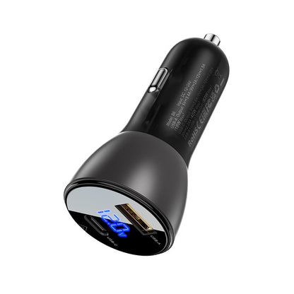 Incarcator Auto Acefast B6, 63W, 3.6A, 1 x USB-A - 1 x USB-C, Negru