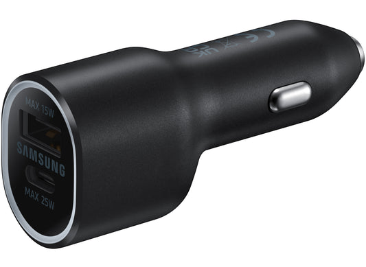 Incarcator Auto Samsung, 40W, 2A, 1 x USB-A - 1 x USB-C, Negru EP-L4020NBEGEU