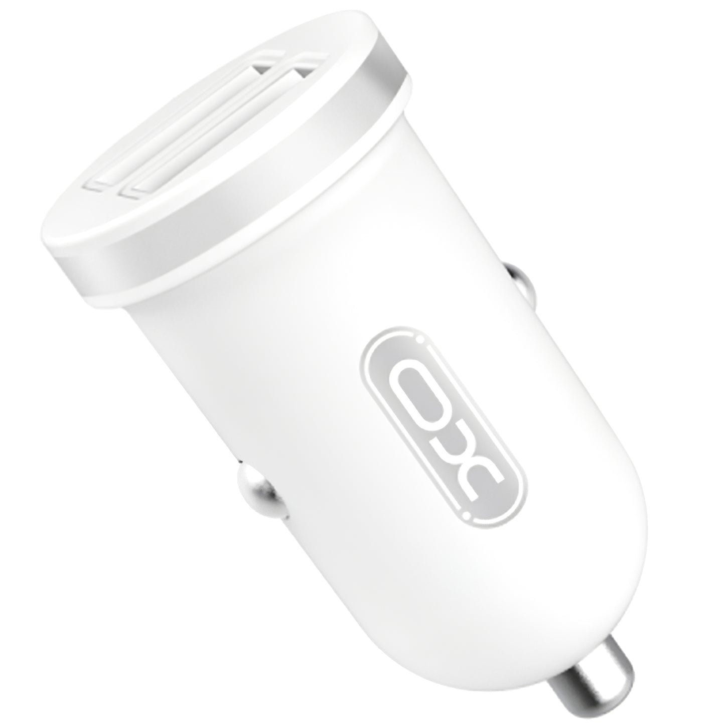 Incarcator Auto XO Design CC-18, 10.5W, 2.1A, 2 x USB-A, Alb