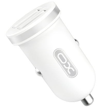 Incarcator Auto XO Design CC-18, 10.5W, 2.1A, 2 x USB-A, Alb