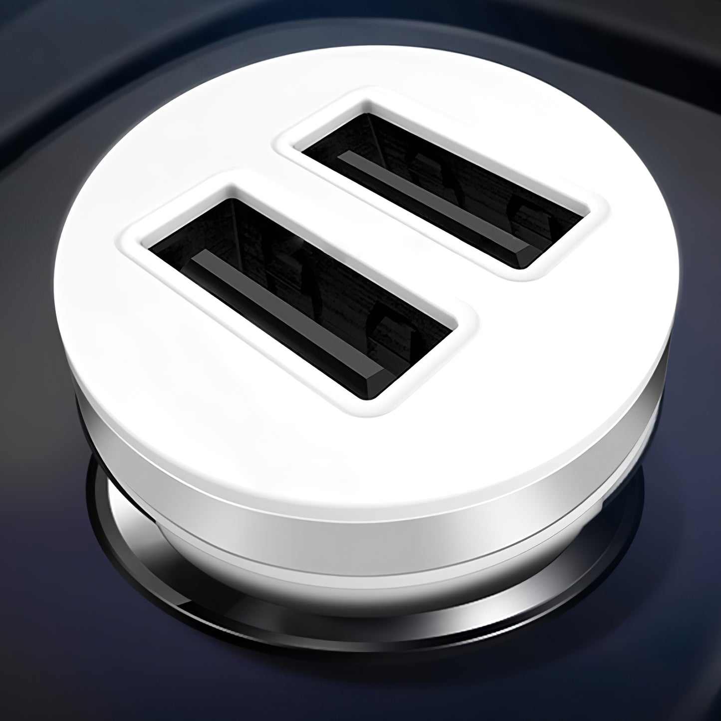 Incarcator Auto XO Design CC-18, 10.5W, 2.1A, 2 x USB-A, Alb