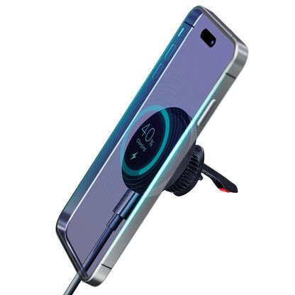 Incarcator Auto Wireless 3MK, 15W, 1.67A, Negru