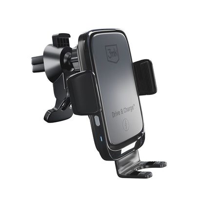 Incarcator Auto Wireless 3MK Drive&Charge, 15W, 1.67A, Negru
