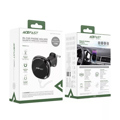 Incarcator Auto Wireless Acefast D31, 15W, 1.67A, Negru