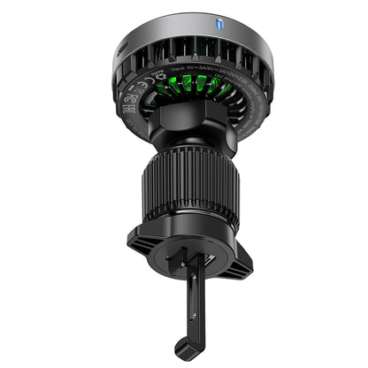 Incarcator Auto Wireless Acefast D40, 15W, 1.67A, Gri