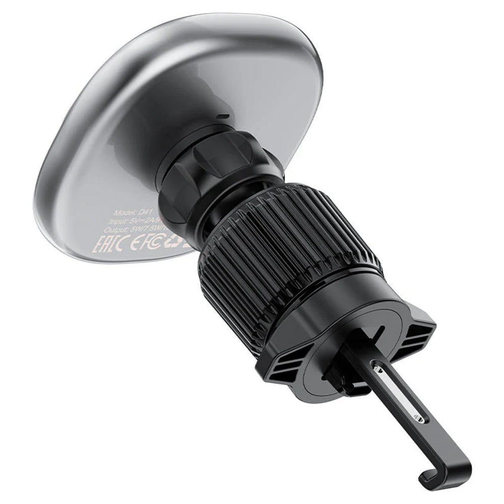 Incarcator Auto Wireless Acefast D41, 15W, 1.67A, Argintiu