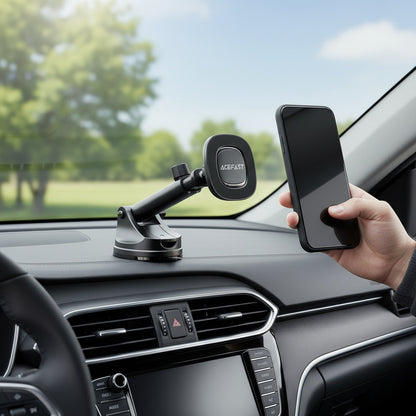 Incarcator Auto Wireless Acefast D47, 15W, 1.67A, Negru